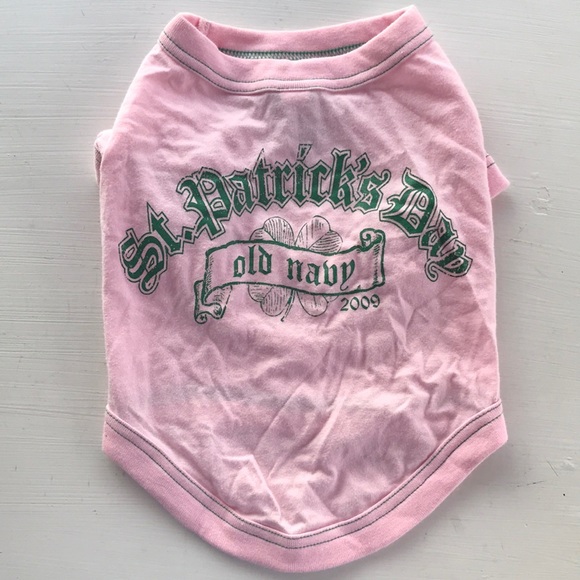 OLD NAVY ST. PADDY’S DAY DOG TEE & HAT *DOG OR CAT HALLOWEEN COSTUME *PINK - Picture 2 of 16
